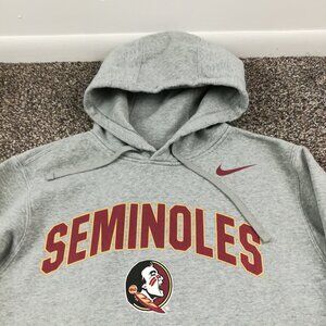 Florida State Seminoles Hoodie Nike Fleece Lined Sweatshirt Mens Medium